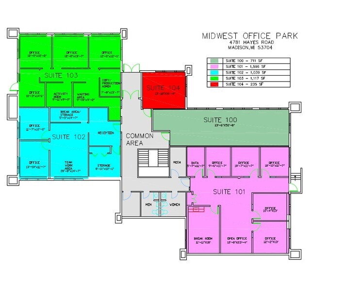 4781 Hayes Rd, Madison, WI à vendre - Plan d’étage – Image 2 sur 3