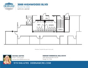 3000 Highwoods Blvd, Raleigh, NC à louer Plan d’étage– Image 1 sur 1