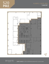 520 Pike St, Seattle, WA à louer Plan d’étage– Image 1 sur 1