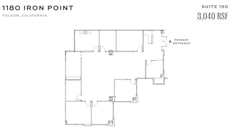 1130 Iron Point Rd, Folsom, CA à louer Plan d’étage– Image 1 sur 1