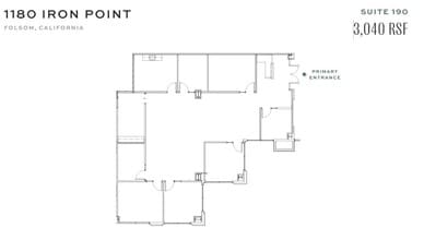 1130 Iron Point Rd, Folsom, CA à louer Plan d’étage– Image 1 sur 1