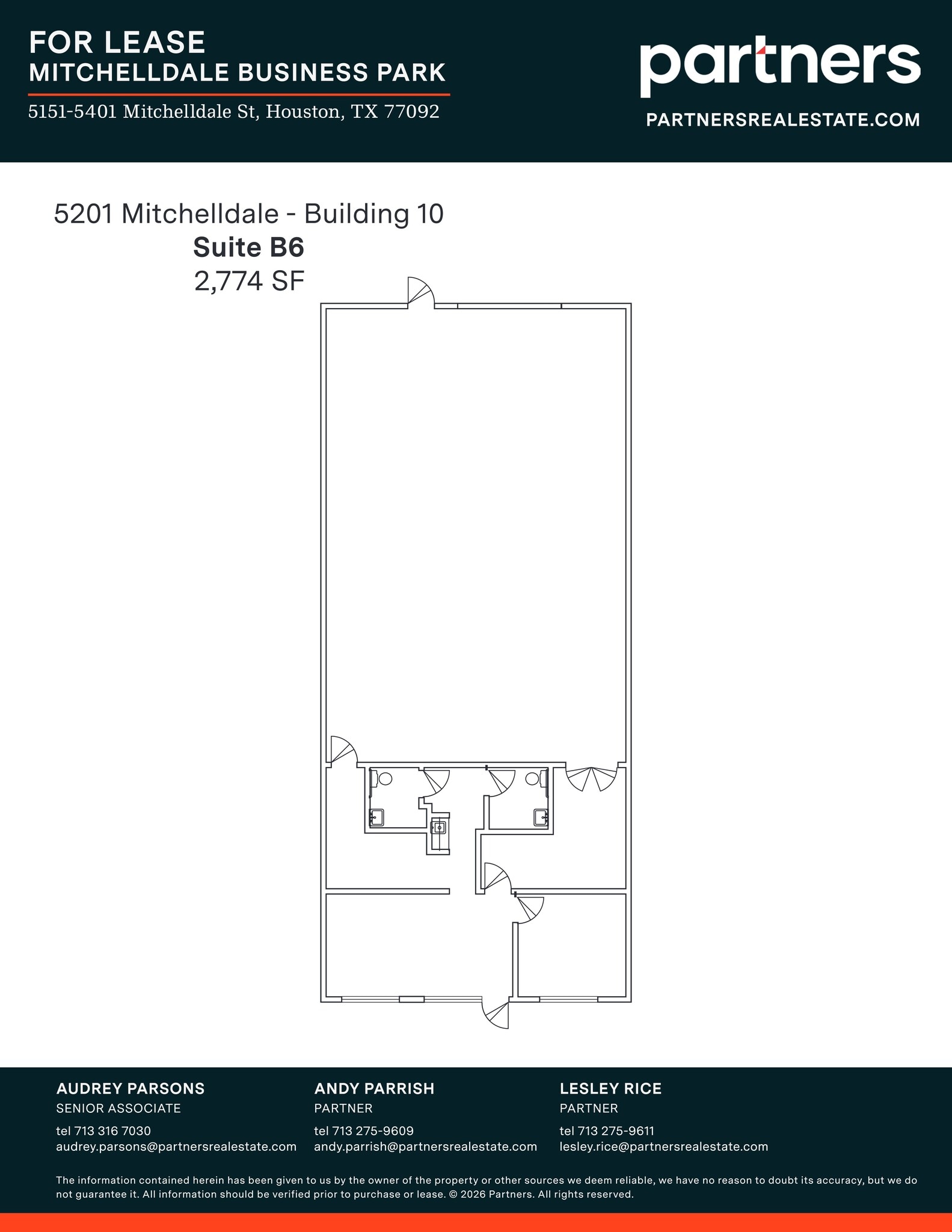 5151 Mitchelldale St, Houston, TX à louer Plan de site– Image 1 sur 1