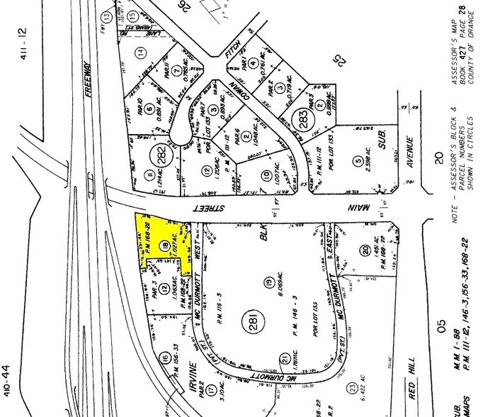 1100 Main St, Irvine, CA à louer - Plan cadastral – Image 2 sur 6