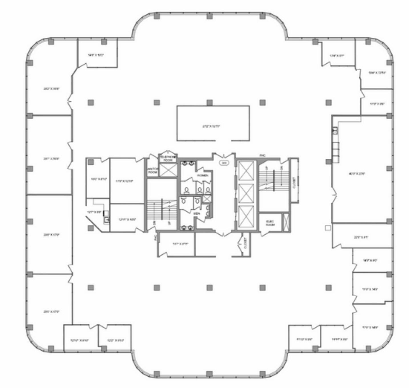 5945-5955 Airport Rd, Mississauga, ON à louer Plan d’étage– Image 1 sur 1