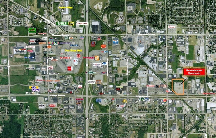 2400 W College Ave, Appleton, WI à louer - Aérien – Image 2 sur 4