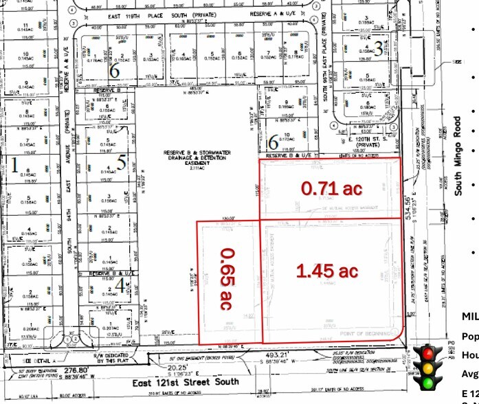 11950 S Mingo Rd, Bixby, OK à vendre - Plan cadastral – Image 2 sur 2