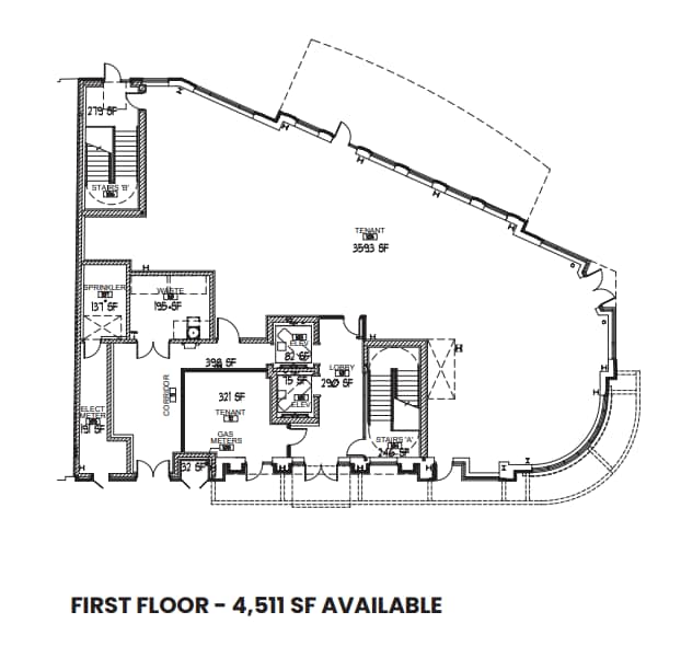 301 S Main St, Naperville, IL à louer Plan d’étage– Image 1 sur 1