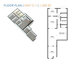 1805 W Colonial Dr, Orlando, FL à louer Plan d’étage– Image 2 sur 3