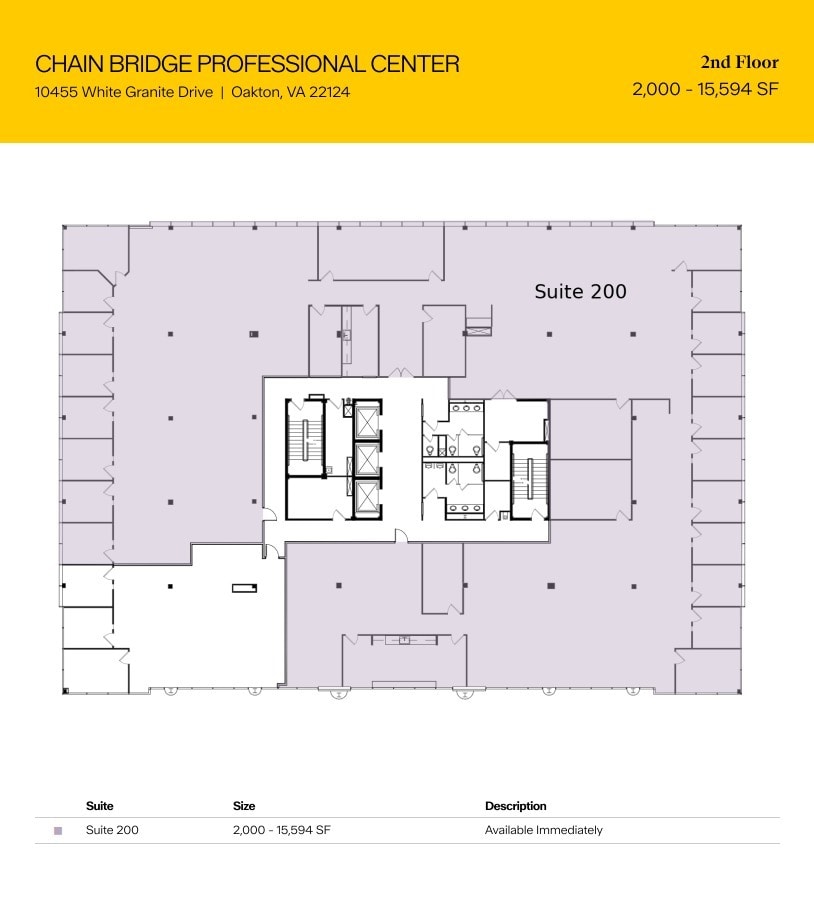 10455 White Granite Dr, Oakton, VA à louer Plan d’étage– Image 1 sur 1