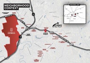 2480 Lexington Rd, Athens, GA - VUE AÉRIENNE  vue de carte