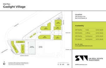 2255 Wealthy St SE, Grand Rapids, MI à louer Plan de site– Image 1 sur 1