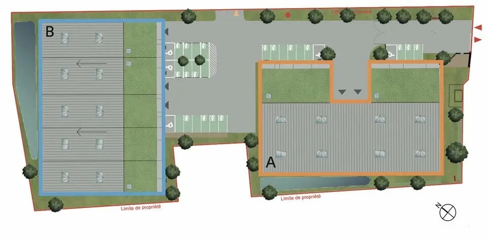 Local d'activités dans Montmagny à vendre - Plan de site – Image 3 sur 5
