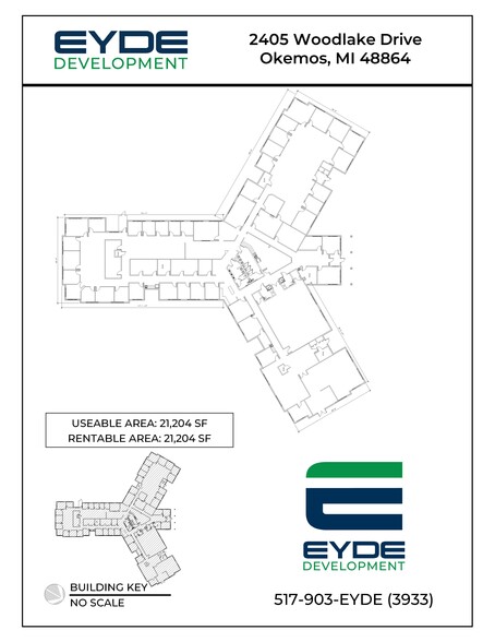 2405 Woodlake Dr, Okemos, MI à louer - Plan de site – Image 2 sur 22