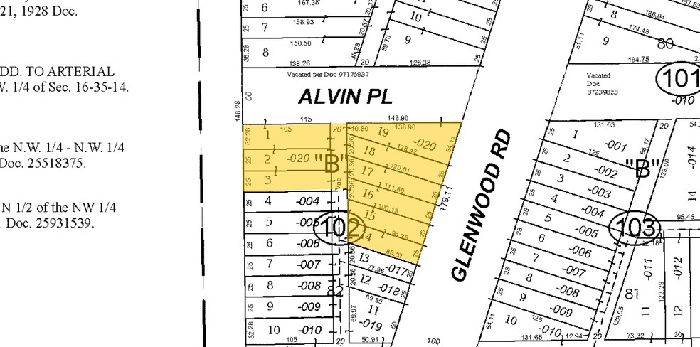 207 S Halsted, Chicago Heights, IL à louer - Plan cadastral – Image 2 sur 2