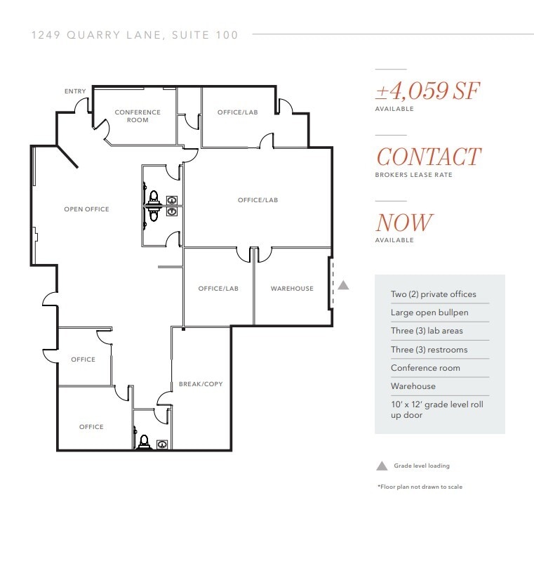 1241 Quarry Ln, Pleasanton, CA à louer Plan d’étage– Image 1 sur 1