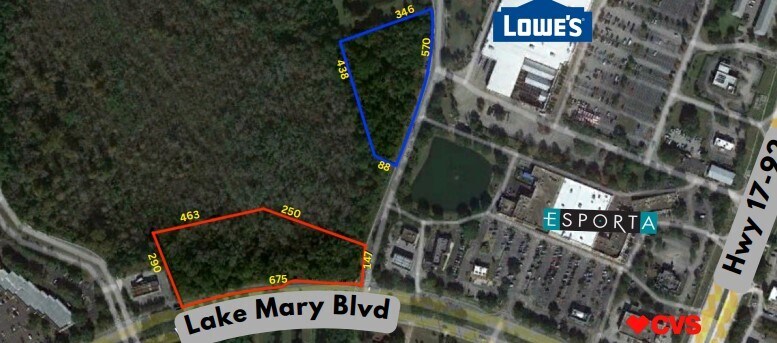 W Lake Mary Blvd, Sanford, FL à vendre - Aérien – Image 2 sur 2