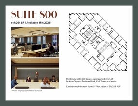 500 Washington St, San Francisco, CA à louer Plan d’étage– Image 1 sur 1
