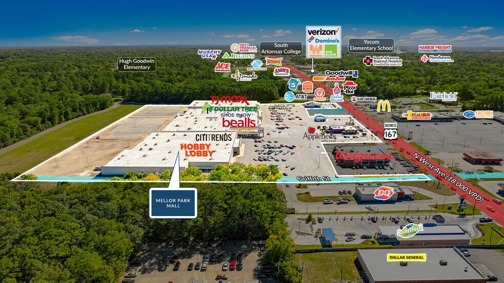 1826-2133 North West Avenue, El Dorado, AR à vendre - Photo de l’immeuble – Image 2 sur 5