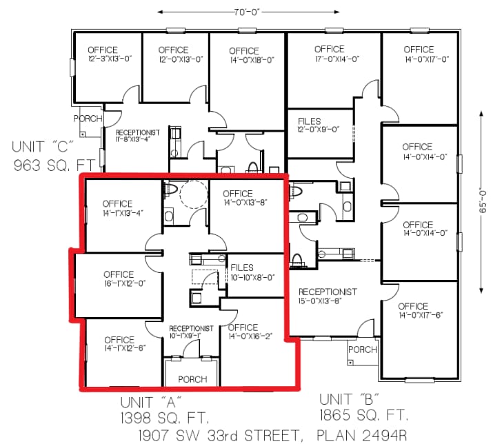 1907 W 33rd, Edmond, OK à louer Plan d’étage– Image 1 sur 1