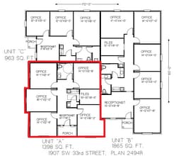 1907 W 33rd, Edmond, OK à louer Plan d’étage– Image 1 sur 1