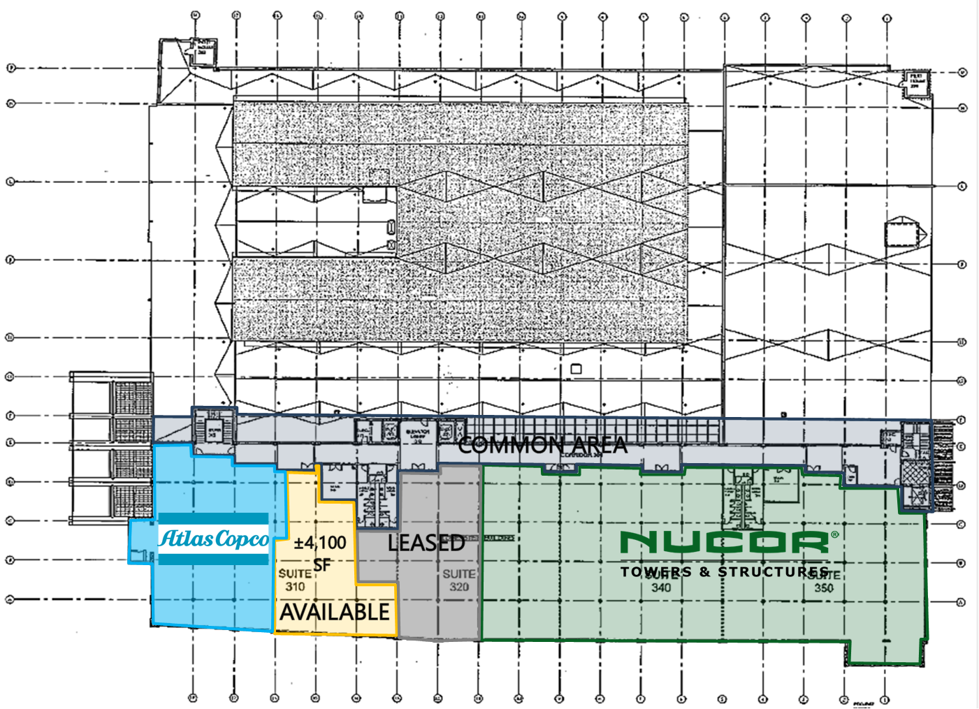 300 Technology Center Way, Rock Hill, SC à louer Plan d’étage– Image 1 sur 2