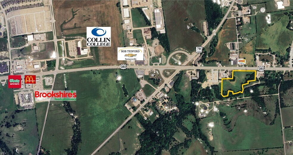 000 Audie Murphy Parkway, Farmersville, TX à vendre - Aérien – Image 3 sur 7