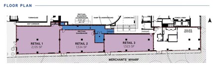 110-118 Merchants' Wharf, Toronto, ON à louer Plan d’étage– Image 1 sur 1
