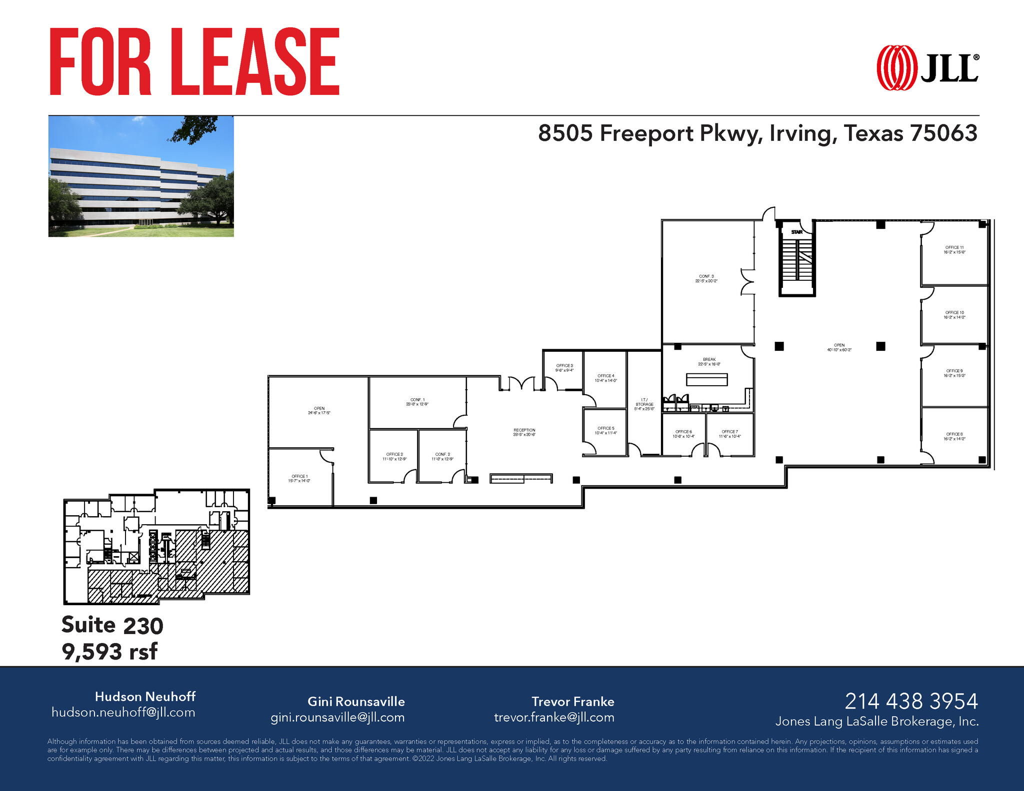 8505 Freeport Pky, Irving, TX à louer Plan d’étage– Image 1 sur 1