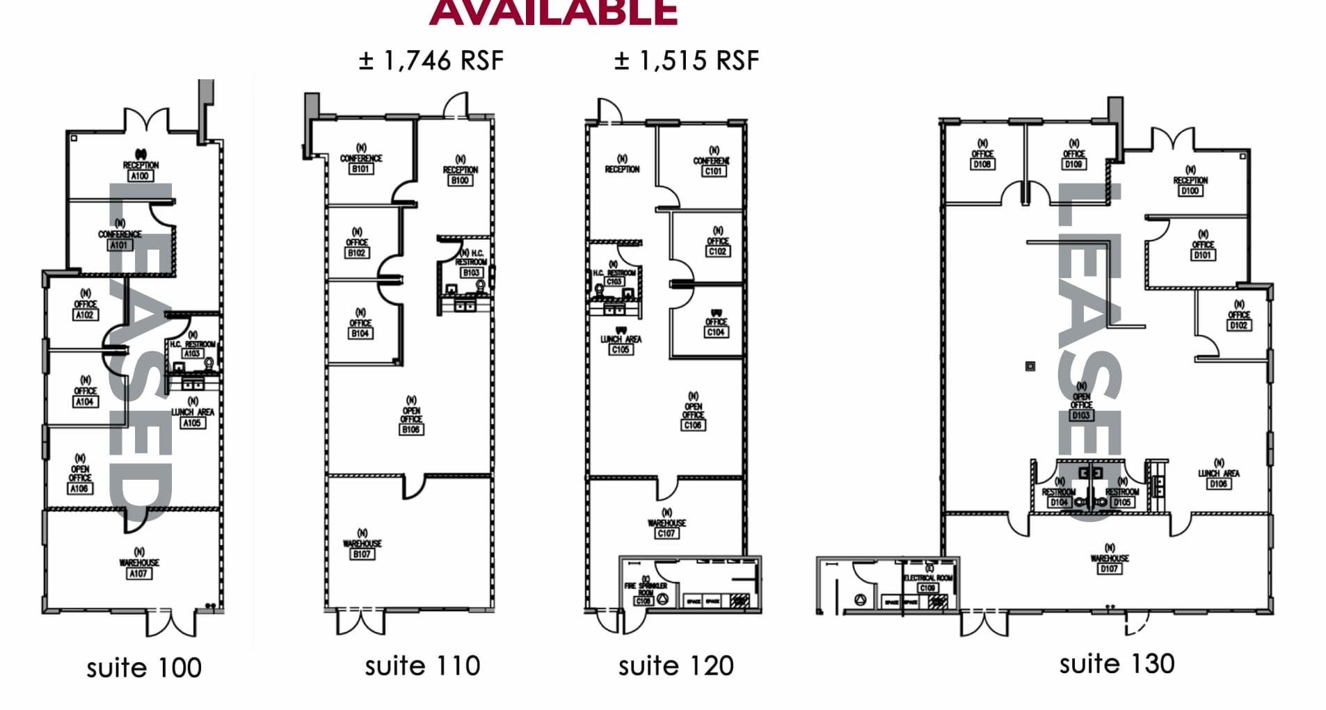 3290 Guasti Rd, Ontario, CA à louer Plan d’étage– Image 1 sur 1