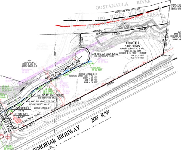 Armuchee Connector, Rome, GA à vendre - Plan cadastral – Image 2 sur 6