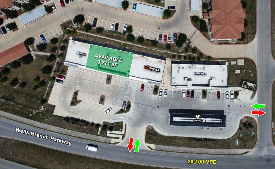 200 E Wells Branch Pky, Pflugerville, TX à louer - Photo de l’immeuble – Image 3 sur 6