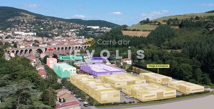 Tarare, RHO - Vue aérienne vue de carte - Image1