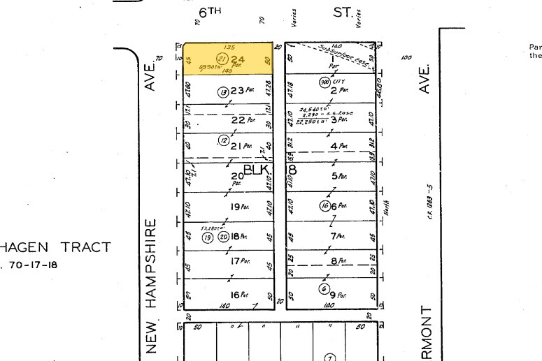 600 S New Hampshire, Los Angeles, CA à louer - Plan cadastral – Image 3 sur 40