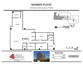 12770 Coit Rd, Dallas, TX à louer Plan d’étage– Image 1 sur 1
