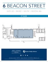 6 Beacon St, Boston, MA à louer Plan d’étage– Image 1 sur 1