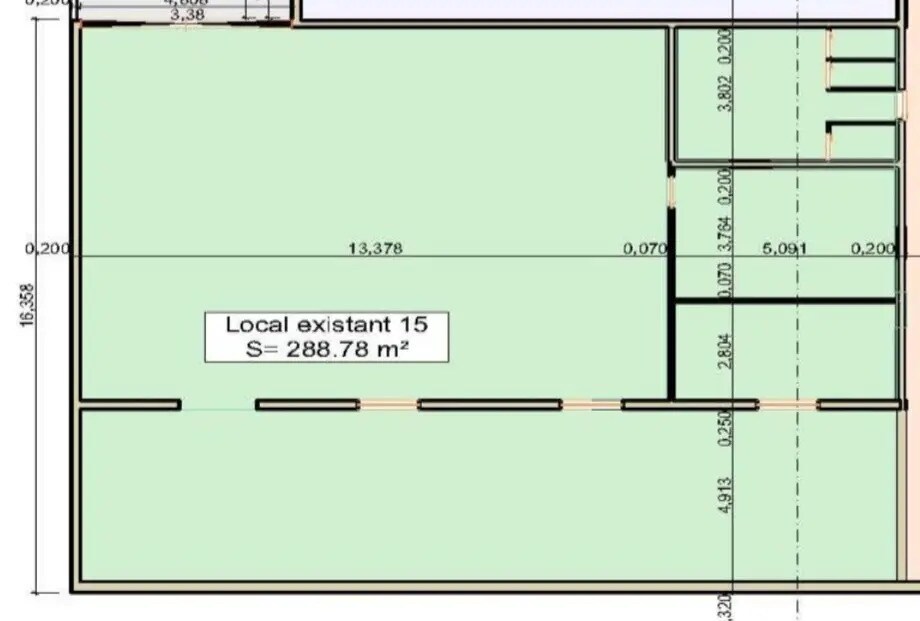 Local commercial dans Perpignan à vendre Plan d’étage– Image 1 sur 3