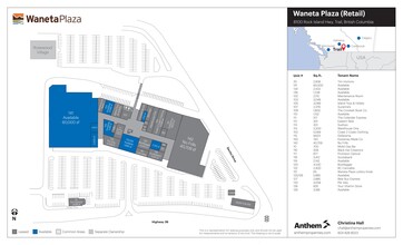 8100 Rock Island Hwy, Trail, BC à louer Plan de site– Image 1 sur 1