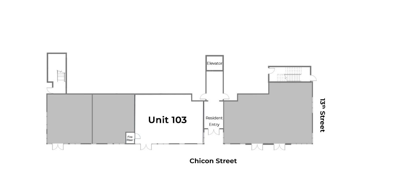 1212 Chicon St, Austin, TX 78702 - Lot 103 -  - Plan d’étage - Image 1 of 1