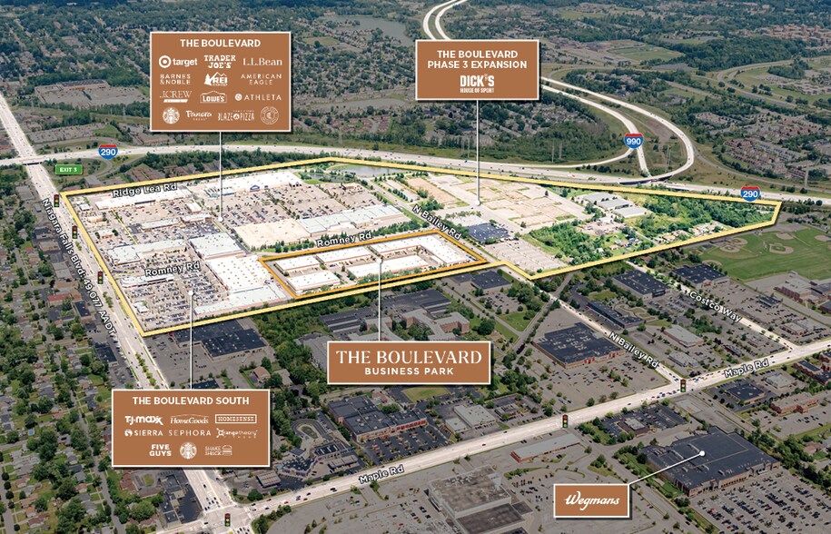 6000 N Bailey Ave, Amherst, NY à louer - Aérien – Image 2 sur 7