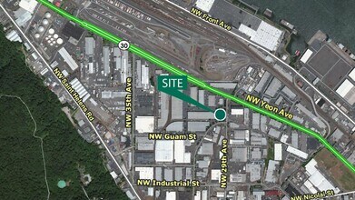 3571-3599 NW Yeon Ave, Portland, OR - VUE AÉRIENNE vue de carte - Image1
