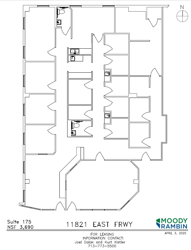 11821 E I-10 Fwy, Houston, TX à louer Plan d’étage– Image 1 sur 1