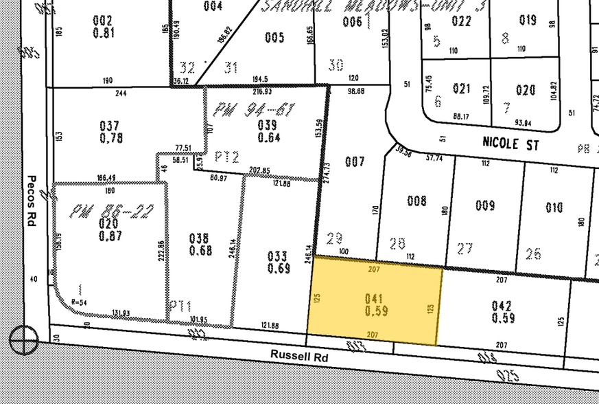 3470 E Russell Rd, Las Vegas, NV à louer - Plan cadastral – Image 2 sur 64