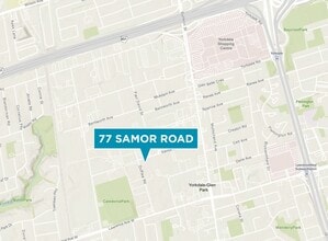 73-77 Samor Rd, Toronto, ON à louer Carte– Image 1 sur 1