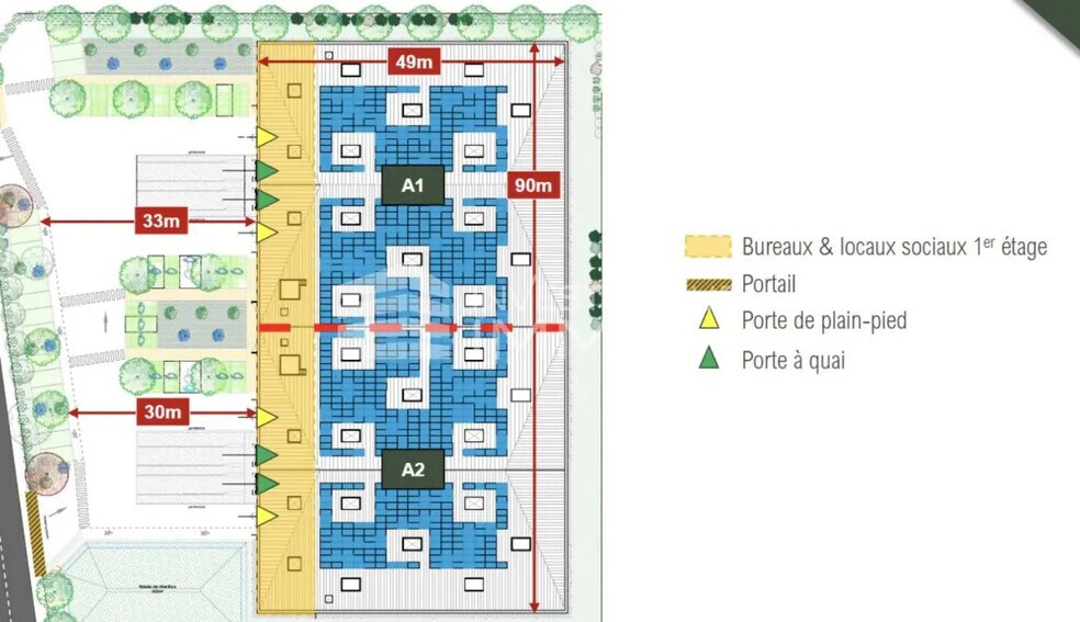 Local d’activités dans Aulnay-sous-Bois à louer - Photo de l’immeuble – Image 3 sur 4