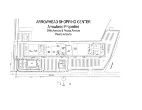 9750 W Peoria Ave, Peoria, AZ à louer Plan de site– Image 1 sur 1
