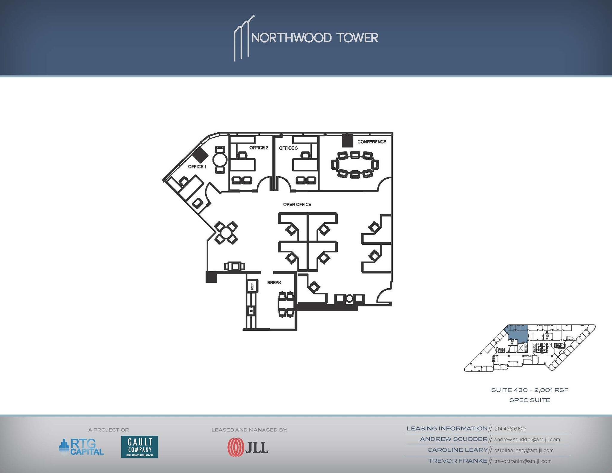 5757 Alpha Rd, Dallas, TX à louer Plan d’étage– Image 1 sur 1