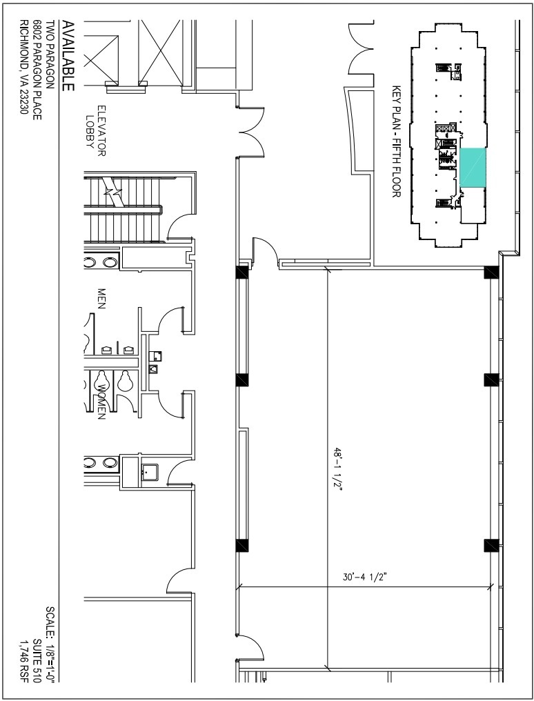 6802 Paragon Pl, Richmond, VA à louer Plan d’étage– Image 1 sur 1