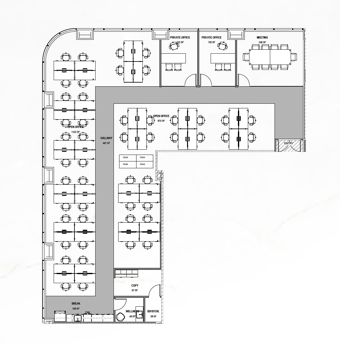 1 Sansome St, San Francisco, CA à louer Plan d’étage– Image 1 sur 1