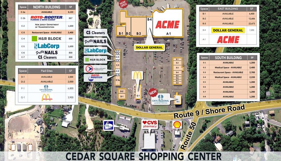 2087 S Shore Rd, Seaville, NJ à louer - Plan de site – Image 2 sur 6