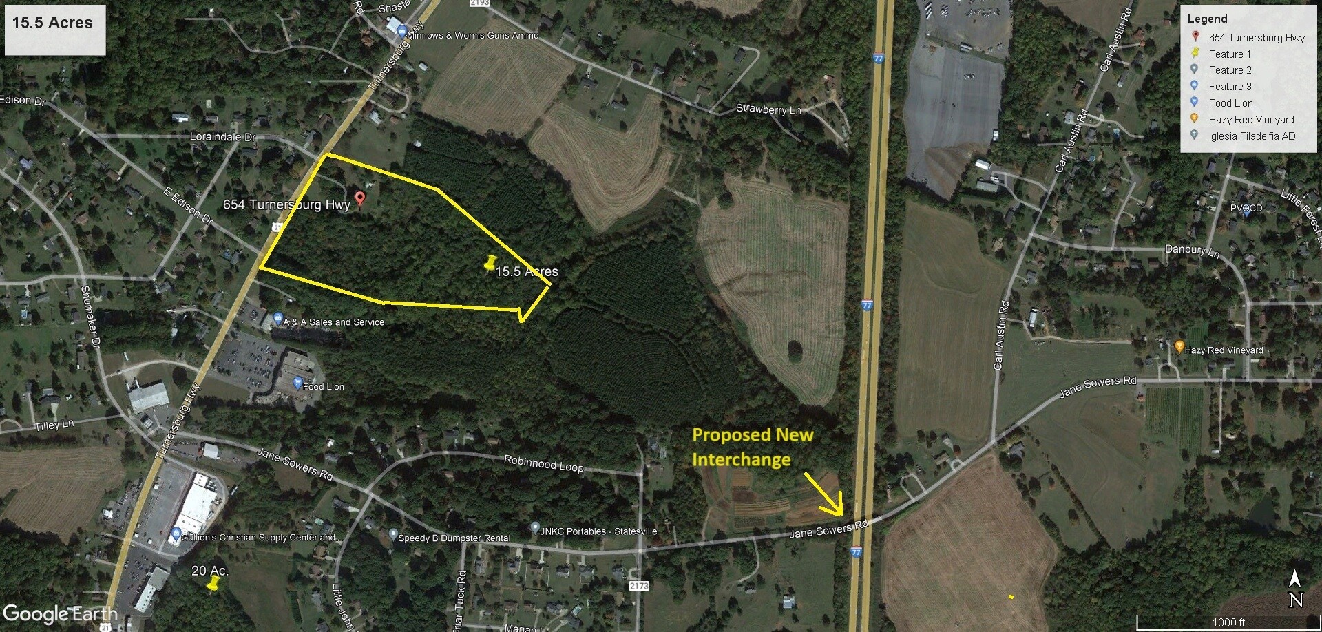 654 Turnersburg Hwy, Statesville, NC à vendre Aérien– Image 1 sur 5